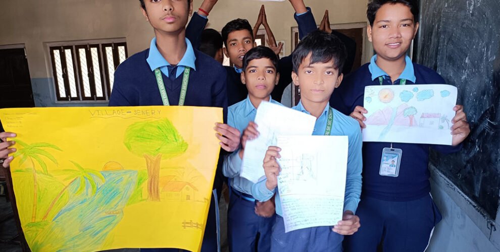 Painting Competition at ZKM School Azamgarh